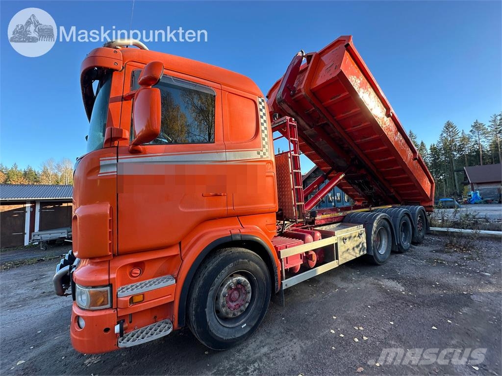 Scania R480LB8X4*4HSA Rol kiper kamioni s kukama za dizanje