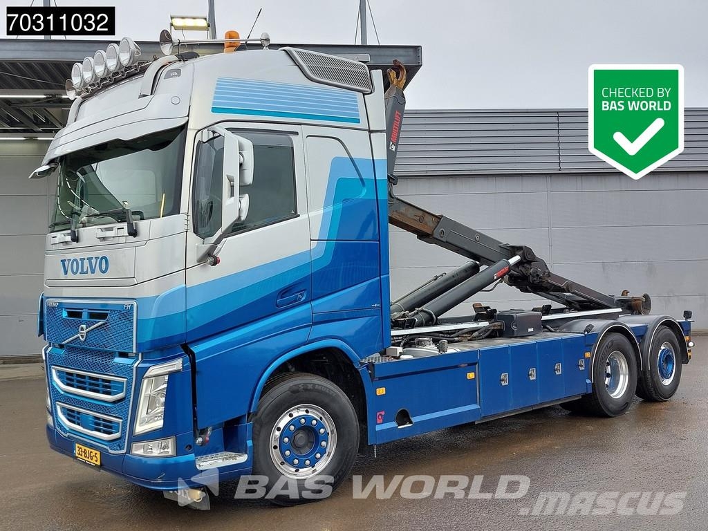 Fh Container Volvo FH 500 FH 6X2 NL-Truck APK HIAB XR26S59 containers, 2016, Veghel ...
