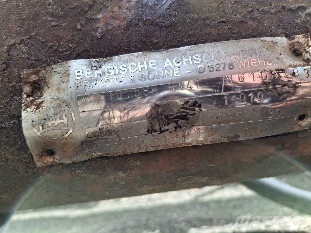 BPW NRZ 11010 Ejes