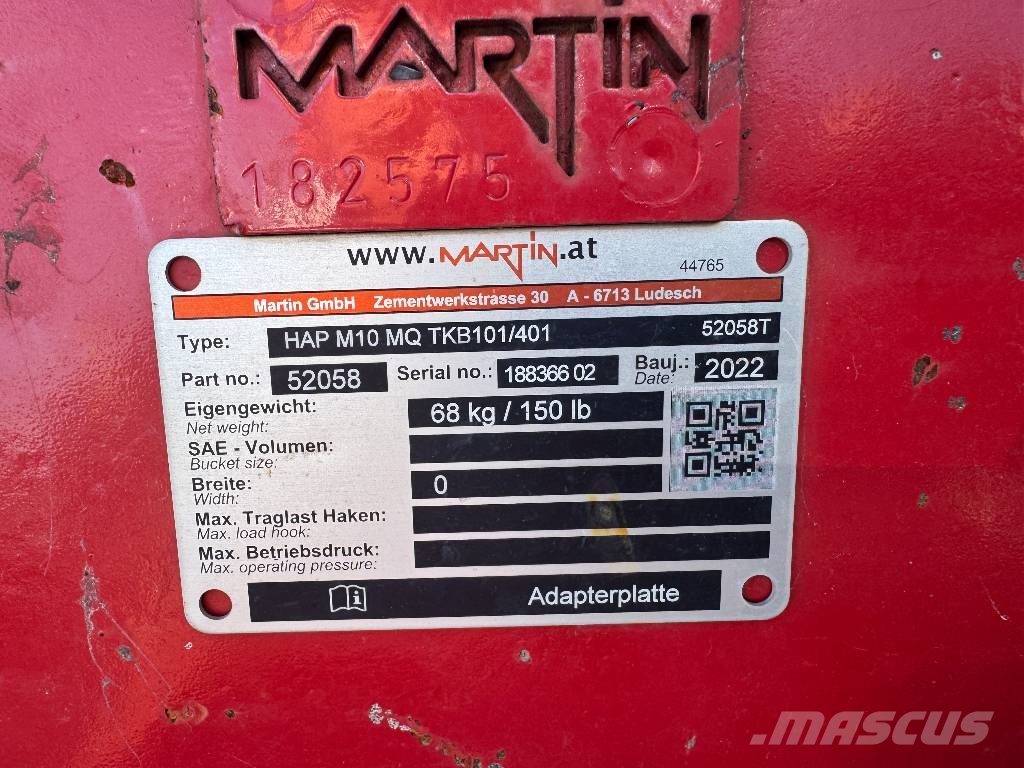 Martin Sieblöffel Martin M 10 Für Takeuchi TB 290 Arbeits دلاء فحص