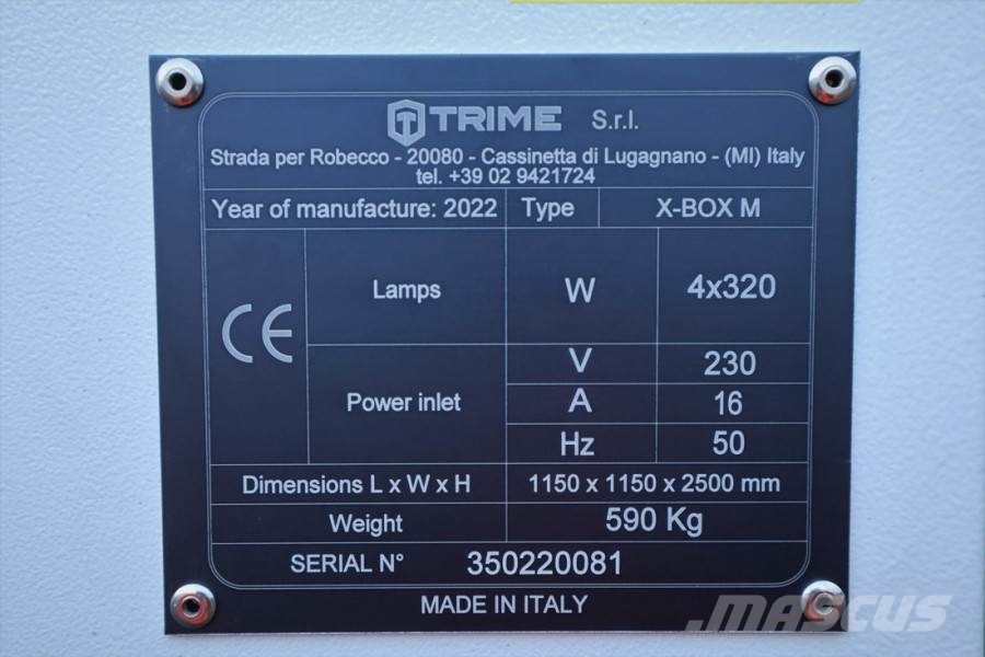 Trime X-BOX M 4x320W Valid inspection, *Guarantee! Max B Osvetľovacie stožiare