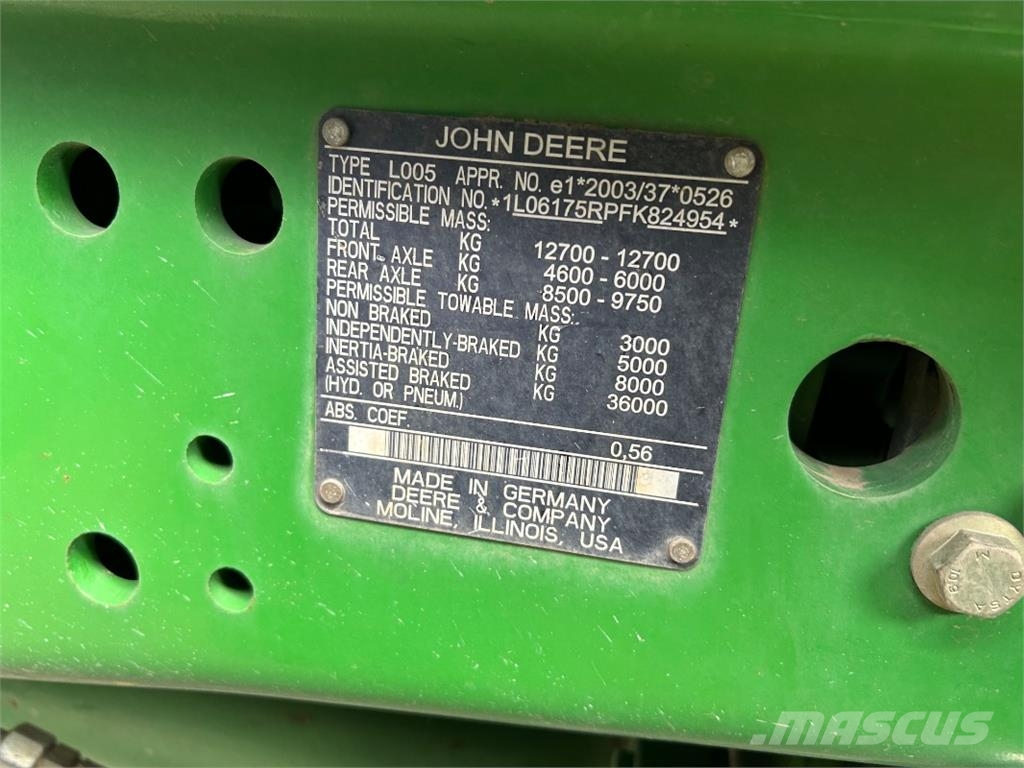 John Deere 6175R AutoQuad Tratores Agrícolas usados