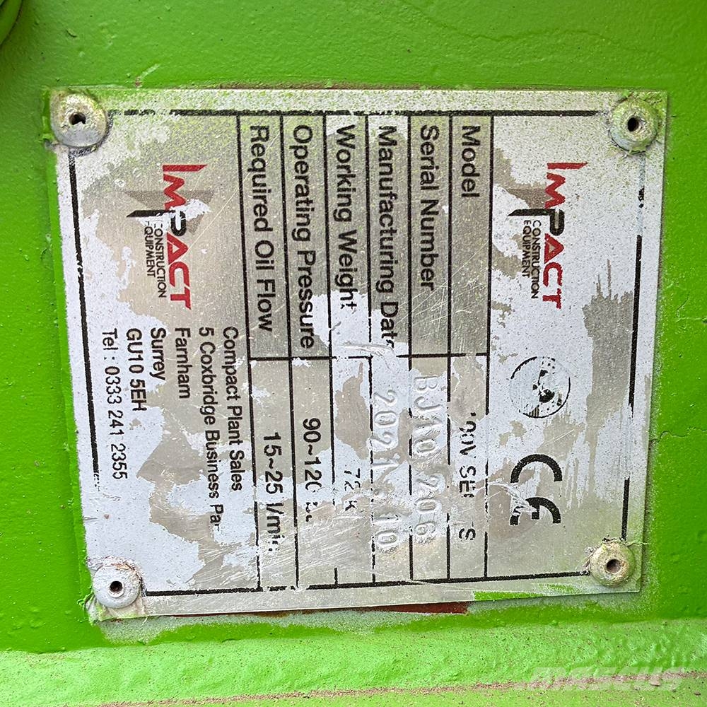 Impact 100v 0.8T/1.0Tonne Breaker Attachment 2021 Martillos hidráulicos