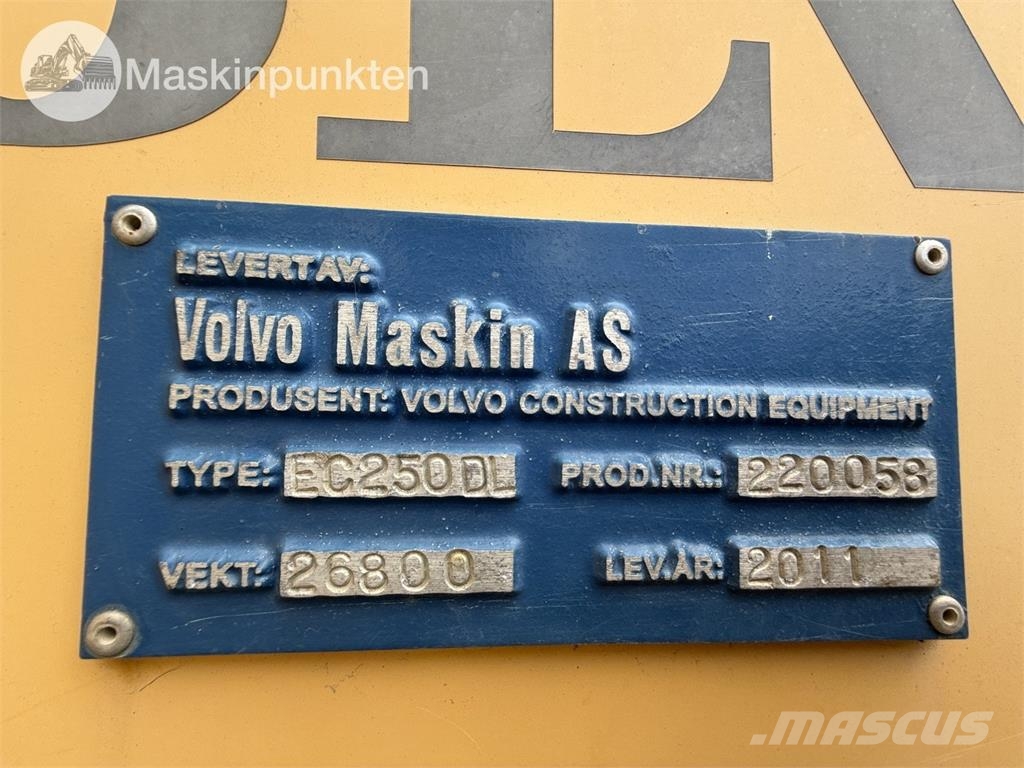 Volvo EC 250D Bagri goseničarji