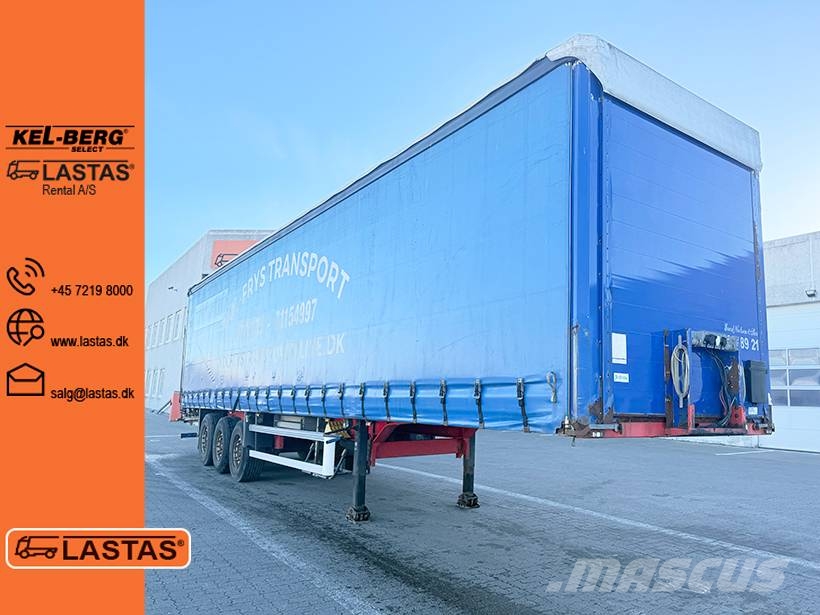 Kel-Berg 3 axle Curtainsider / 3 achs Planenauflieger Semi-trailer med Gardinsider