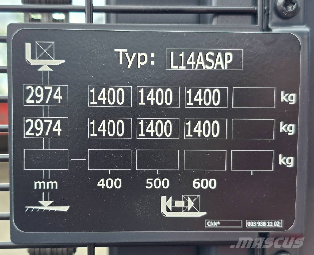 Linde L 14 AS AP Li-ION NEW UNUSED 前伸式堆高機(叉車)
