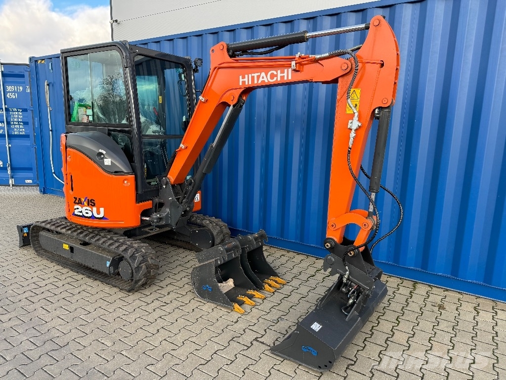 Hitachi ZX 26 U-6 حفارات صغيرة أقل من 7 طن (حفارات صغيرة)