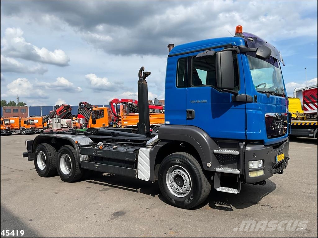 MAN TGS 26.400 6x4 Manual Full Steel Just 327.817 km! Camiones elevadores de gancho