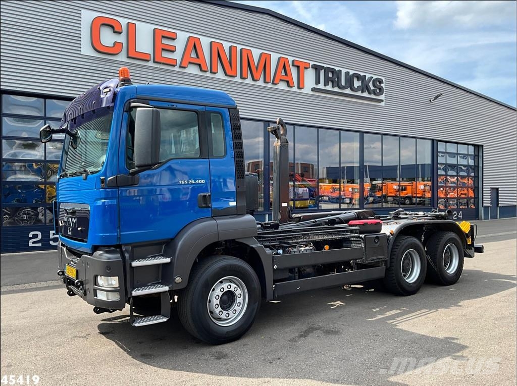 MAN TGS 26.400 6x4 Manual Full Steel Just 327.817 km! Camiones elevadores de gancho