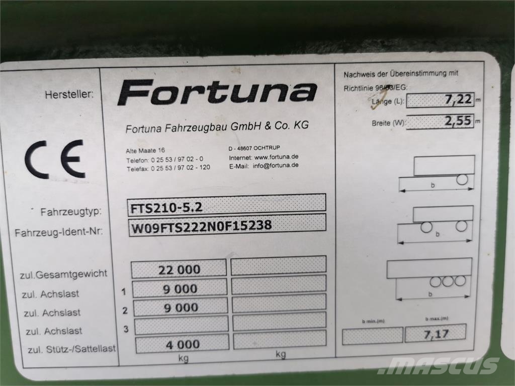 Fortuna FTS 210/ 5.2/ 40 km/h Sonstige Landmaschinen