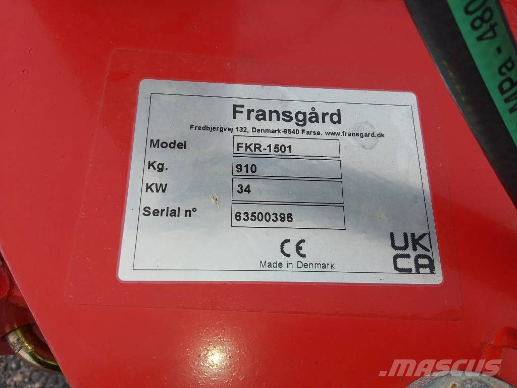 Fransgård FKR1501 Ganyklų šienapjovės / rėžtuvės