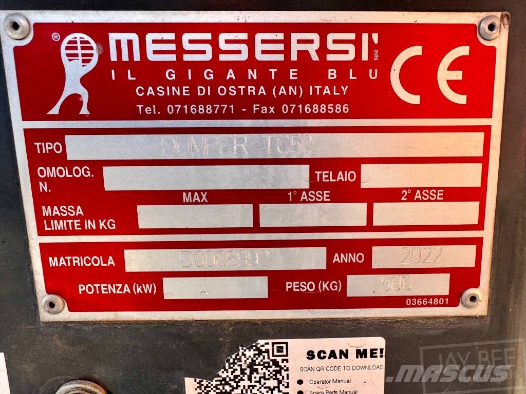 Messersi TC50 Site dumpers