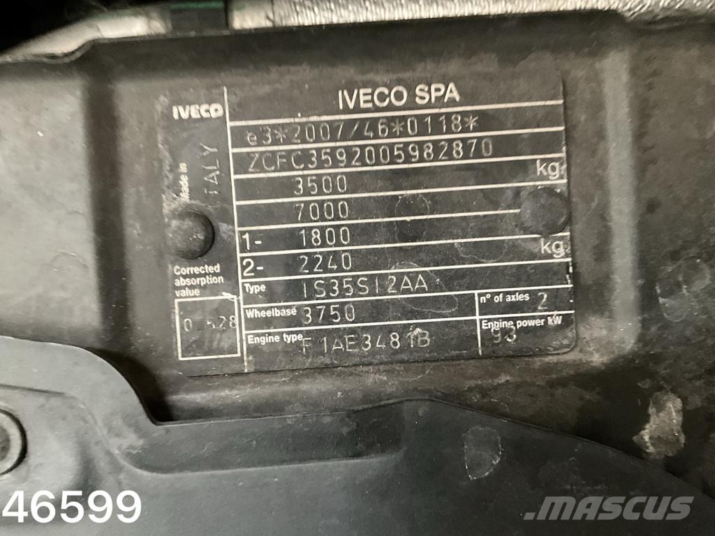 Iveco Daily 35S13 Mullsammel 8m³ Kipper