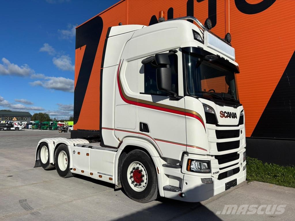 Scania R 580 6x2 RETARDER / DOUBLE BOGIE Sadulveokid