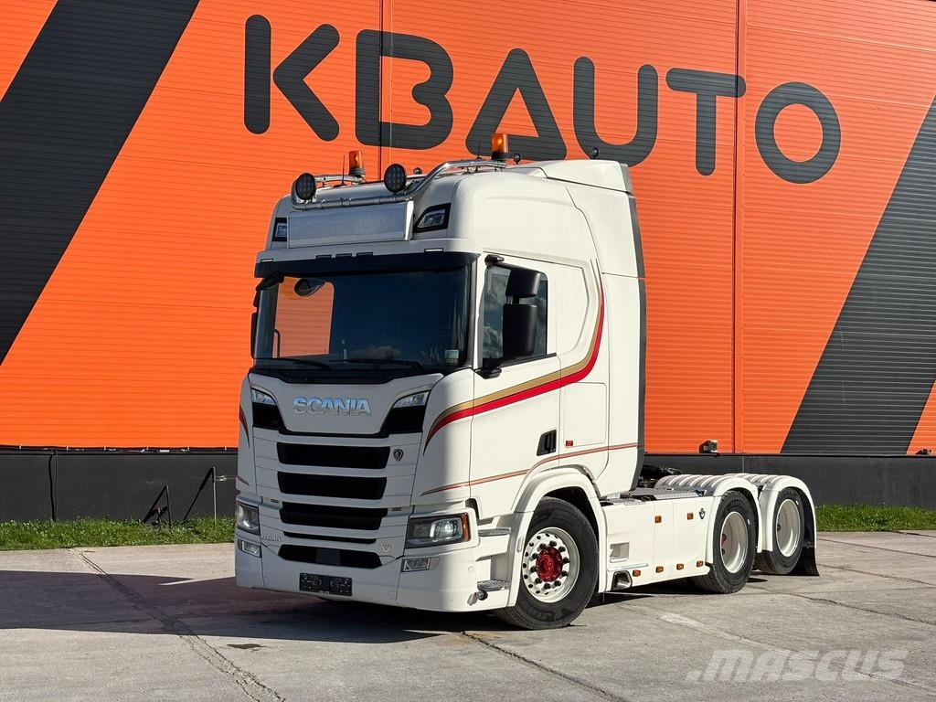 Scania R 580 6x2 RETARDER / DOUBLE BOGIE Sadulveokid