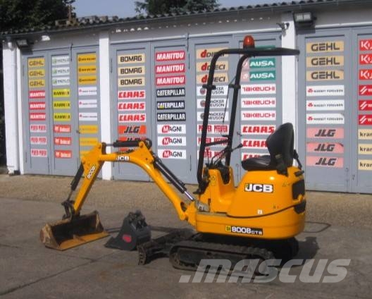 JCB 8008 * 2x Löffel * * Verstellfahrwerk * Miniexcavadoras