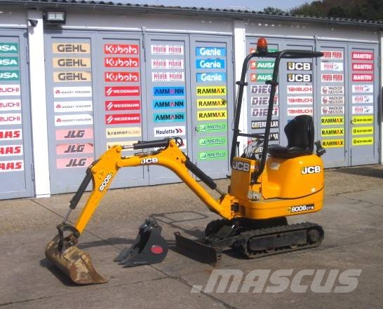 JCB 8008 * 2x Löffel * * Verstellfahrwerk * Miniexcavadoras