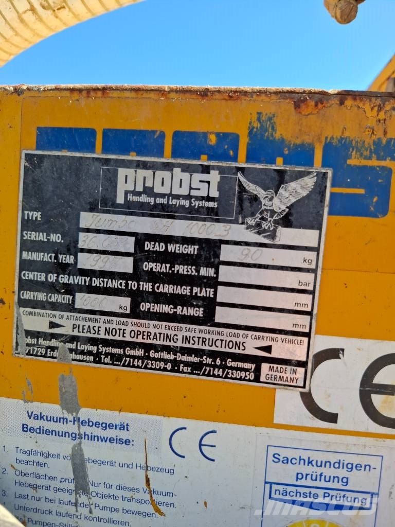 Probst Jumbo SH1000.3 Κατασκευές - Άλλα