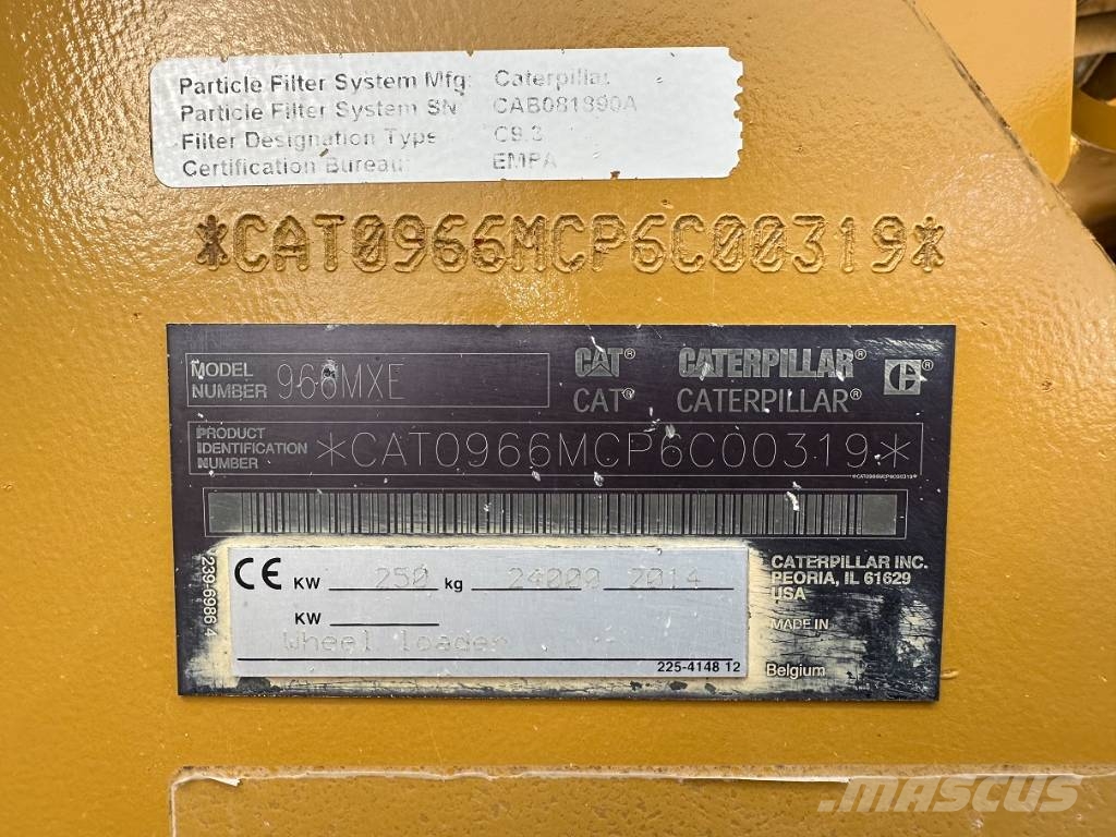 CAT 966 M Φορτωτές με λάστιχα (Τροχοφόροι)