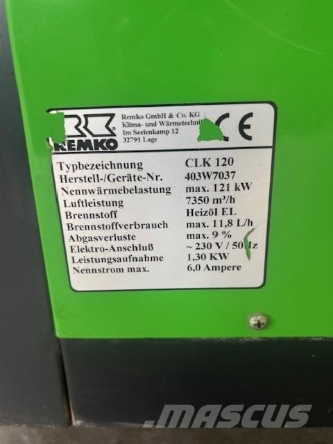 Remko Öl-Heizautomat CLK 120 Muut koneet