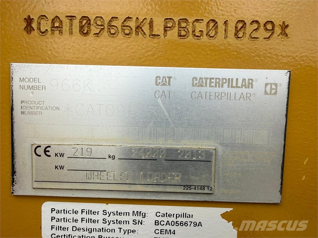 CAT 966K Wielladers