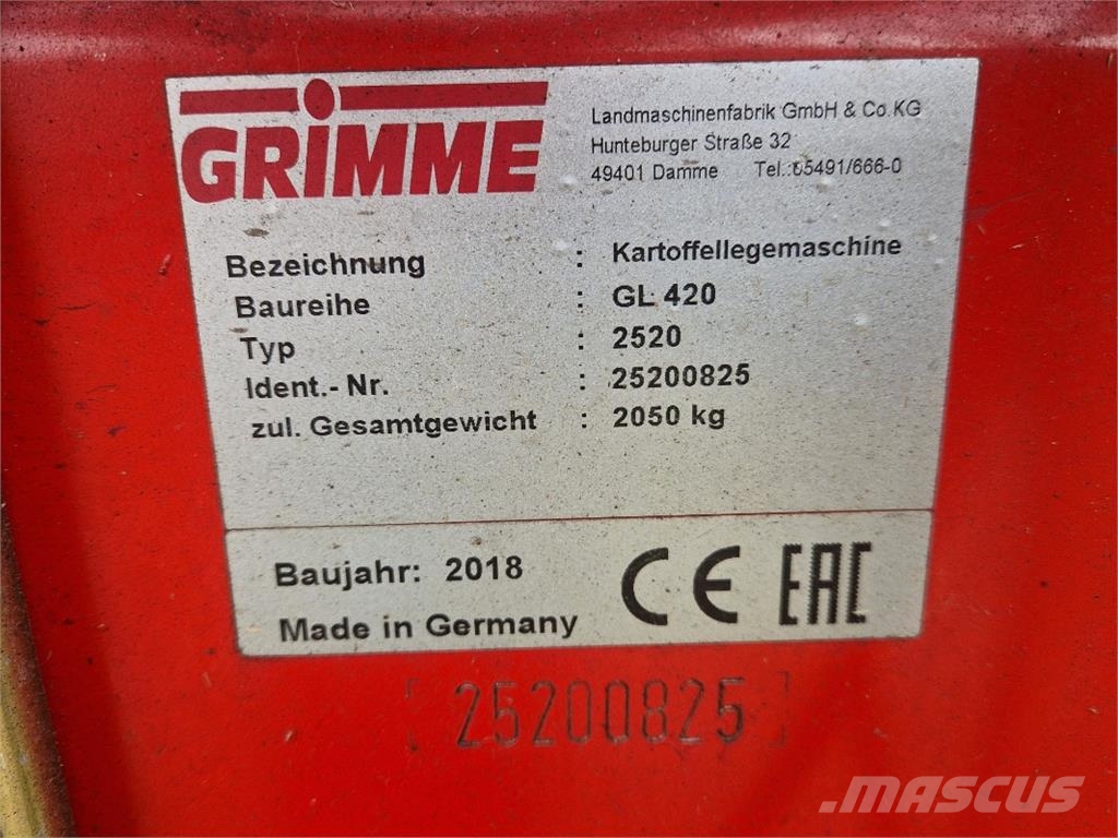 Grimme GL 420 Potato planters