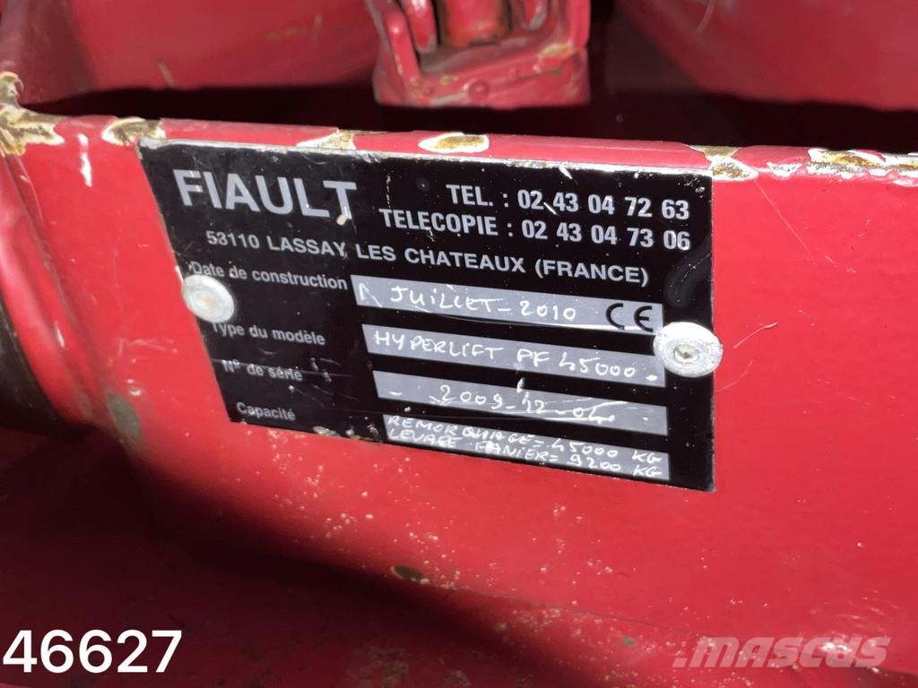 DAF FAS 85 CF 510 Fiault Bergingswagen Just 153.843 km Šleperi za vozila