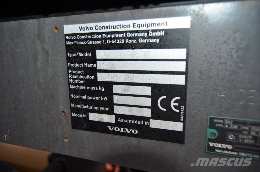 Volvo EWR 130 E حفارات بعجل