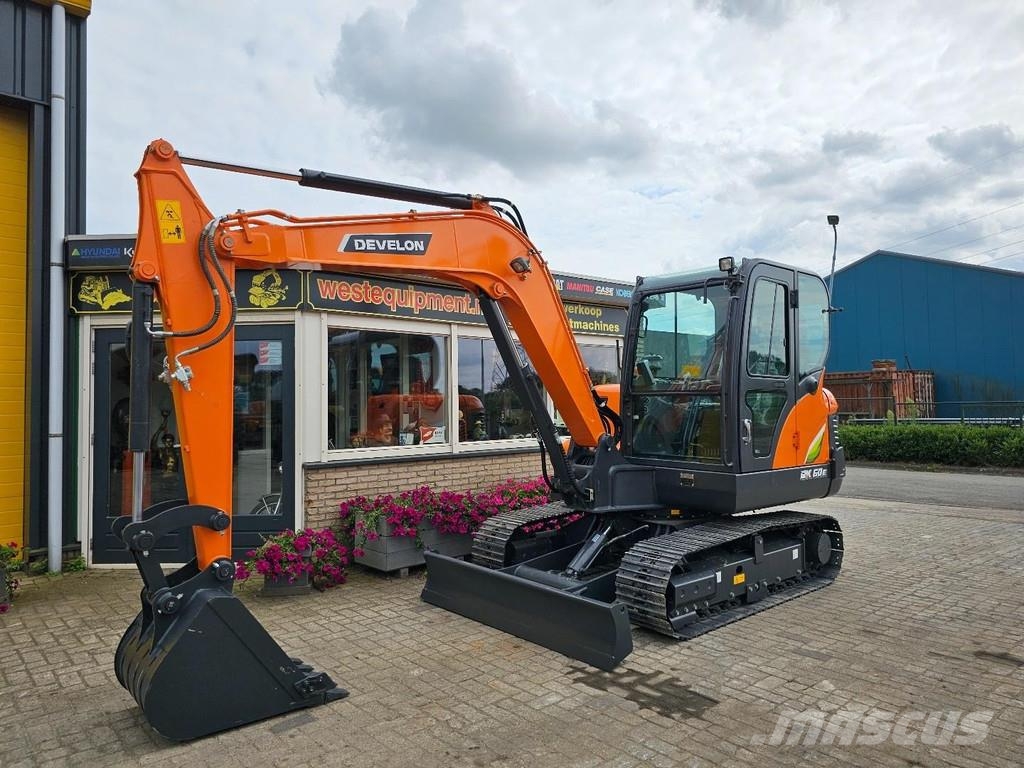 Develon DX60E-10N حفارات صغيرة أقل من 7 طن (حفارات صغيرة)