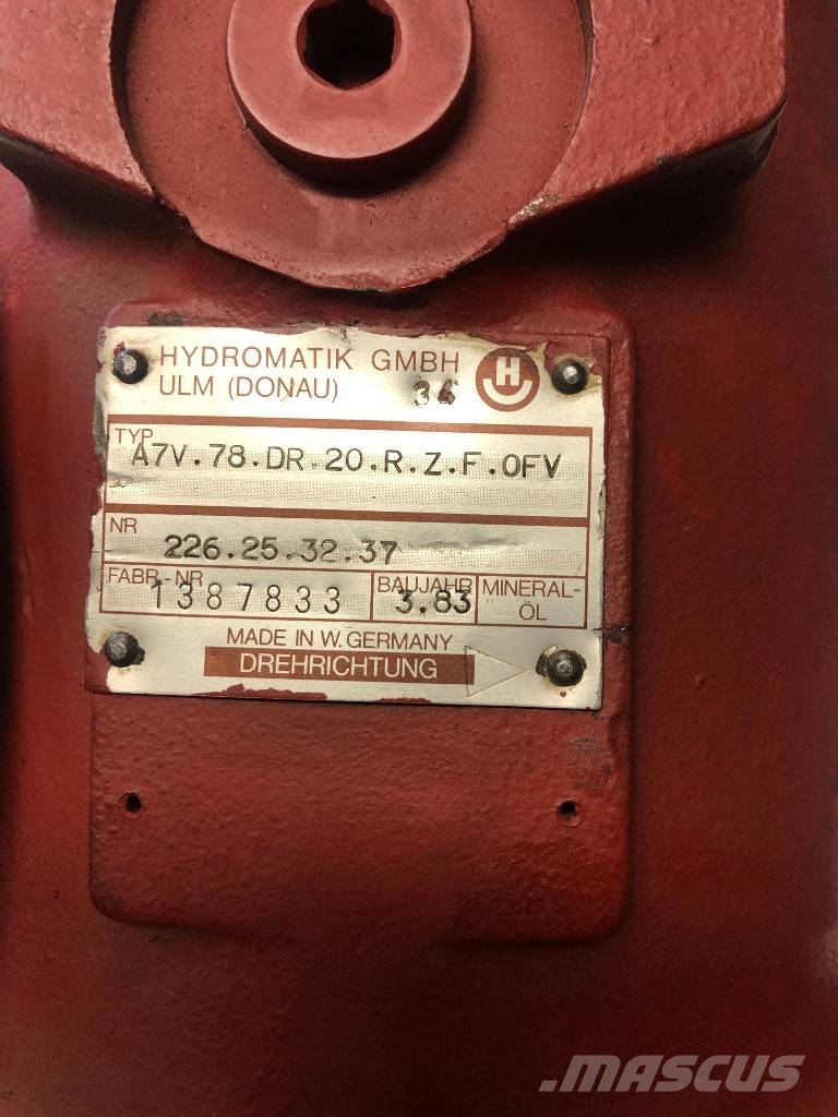 Rexroth A7V78 DR 20 R Z F 0FV Drugi deli