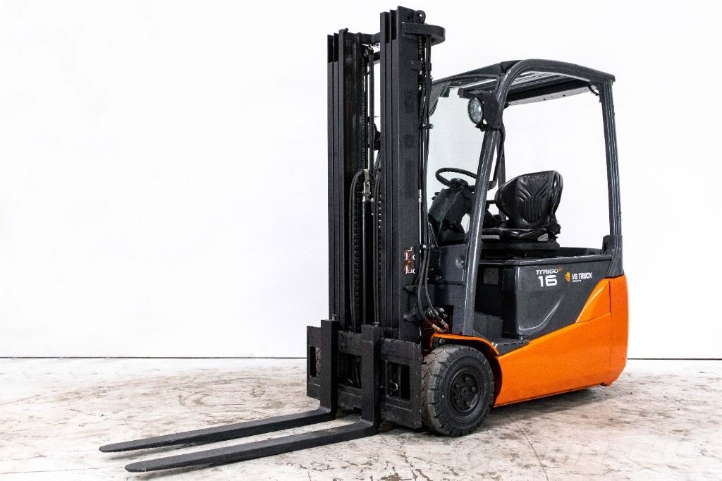 Toyota 8FBE16T, Containergående elmotvikt m nytt aggregat Електрически вилични кари-повдигачи