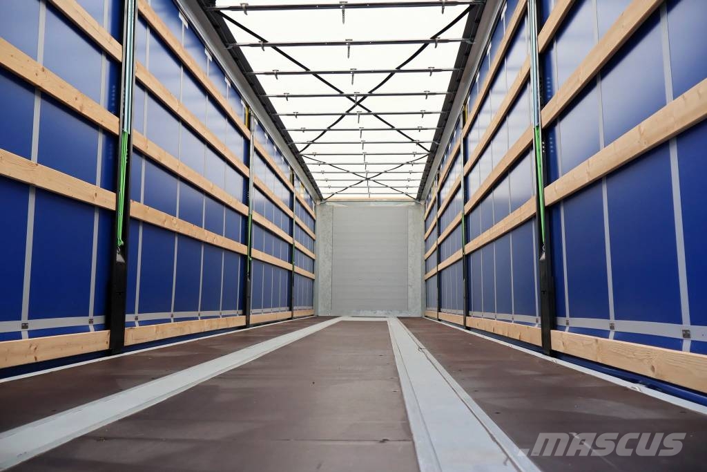 AMT CI400 4 akslet city-gardintrailer Curtain sider semi-trailers