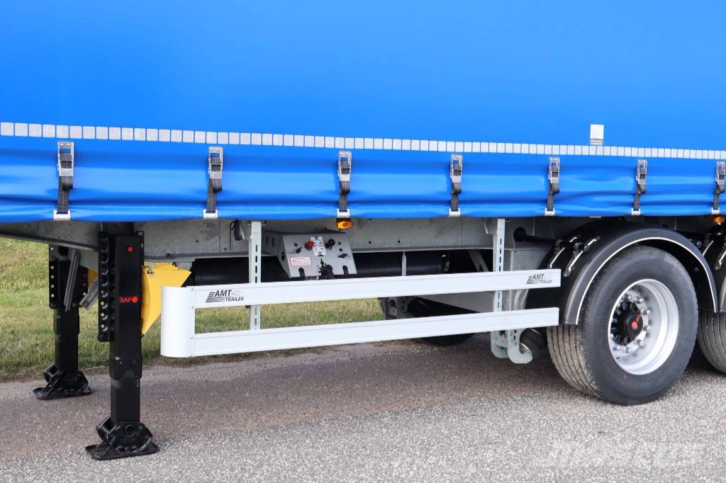 AMT CI400 4 akslet city-gardintrailer Curtain sider semi-trailers