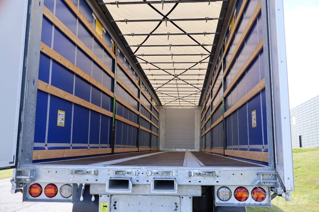 AMT CI400 4 akslet city-gardintrailer Curtain sider semi-trailers