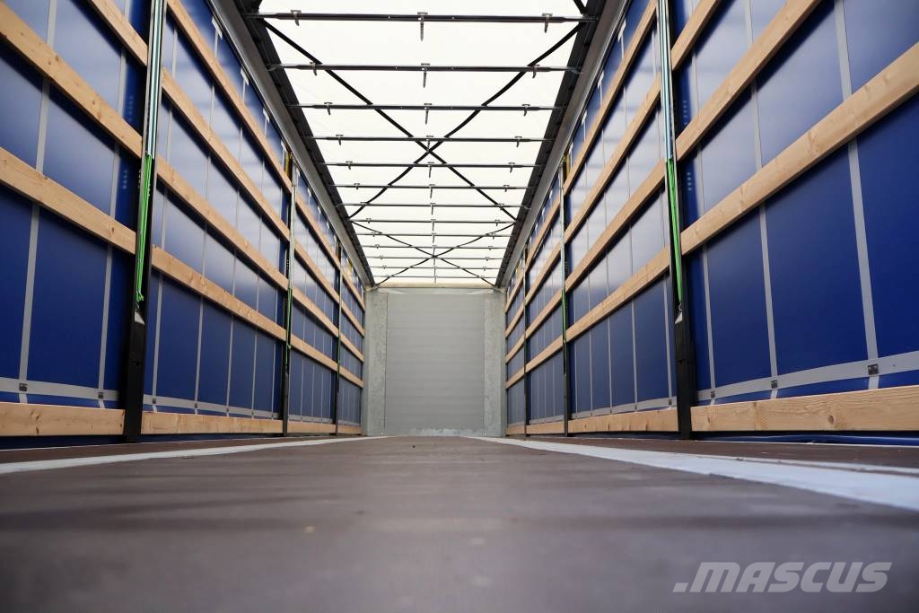 AMT CI400 4 akslet city-gardintrailer Curtain sider semi-trailers
