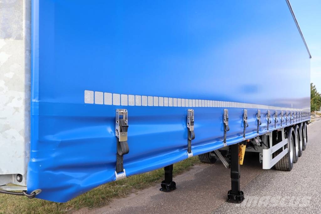 AMT CI400 4 akslet city-gardintrailer Curtain sider semi-trailers
