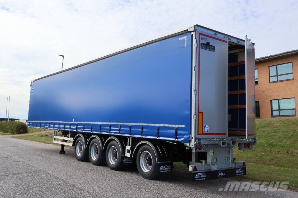 AMT CI400 4 akslet city-gardintrailer Curtain sider semi-trailers