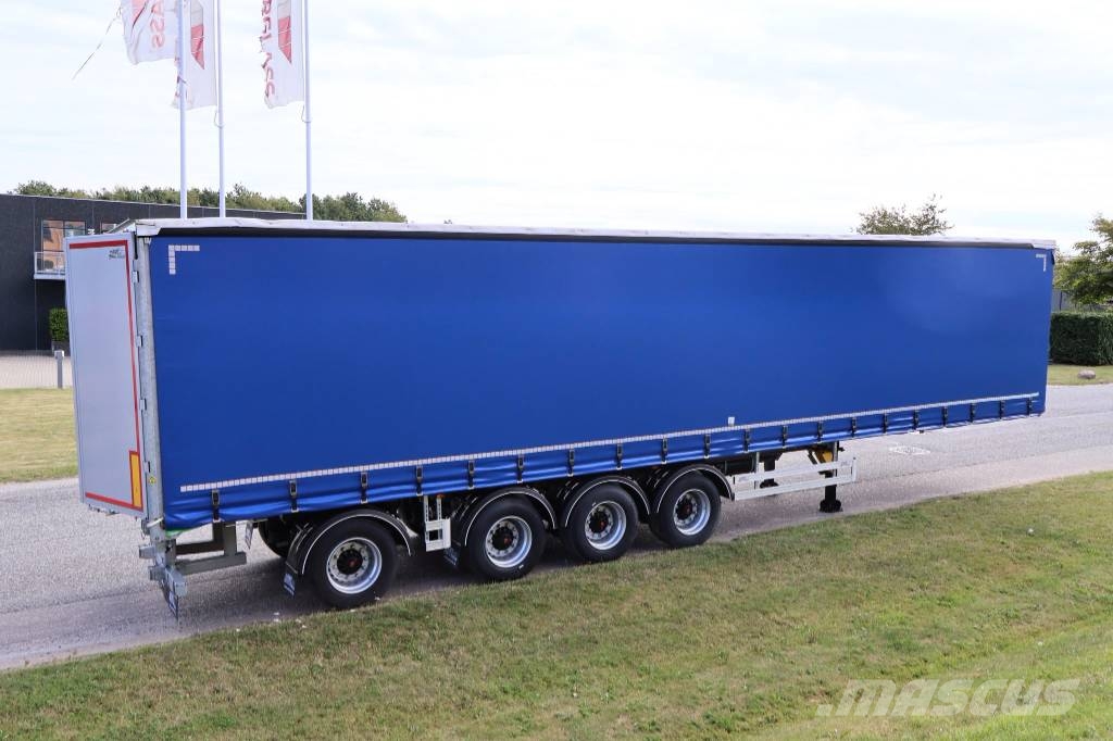 AMT CI400 4 akslet city-gardintrailer Curtain sider semi-trailers