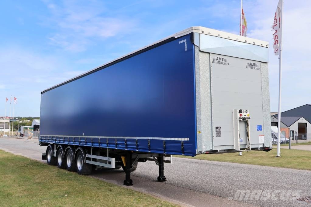 AMT CI400 4 akslet city-gardintrailer Curtain sider semi-trailers