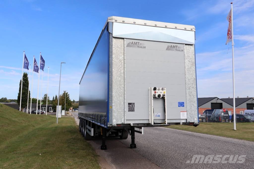AMT CI400 4 akslet city-gardintrailer Curtain sider semi-trailers