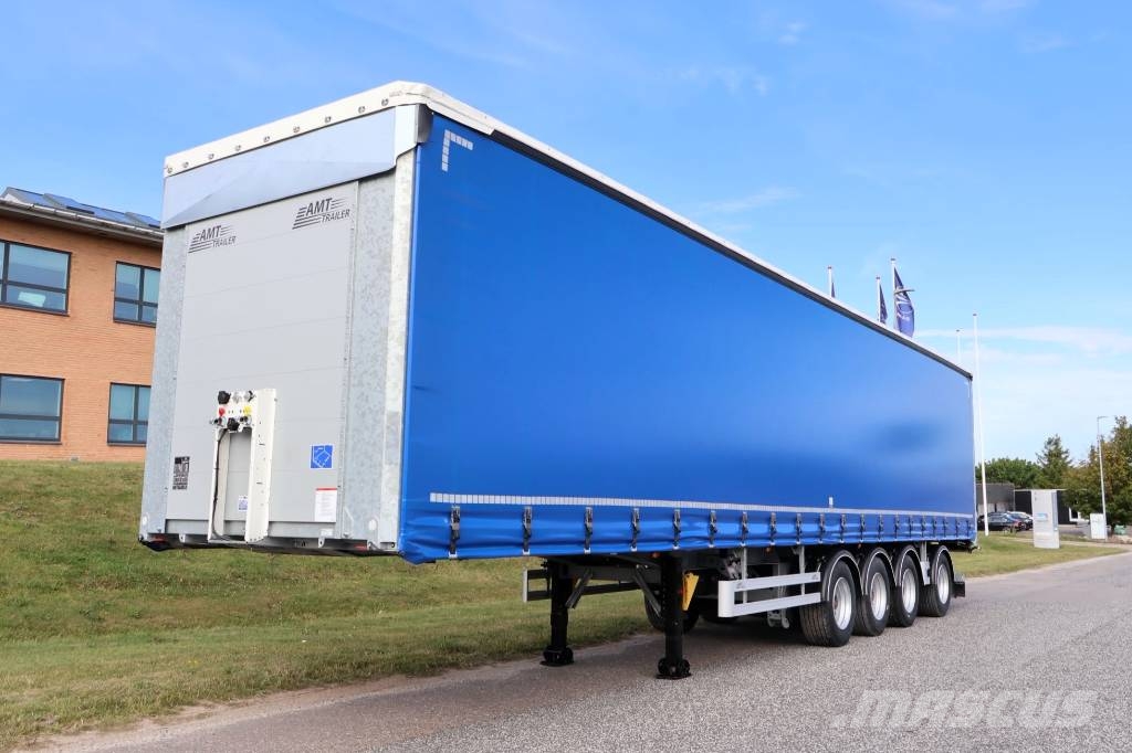 AMT CI400 4 akslet city-gardintrailer Curtain sider semi-trailers