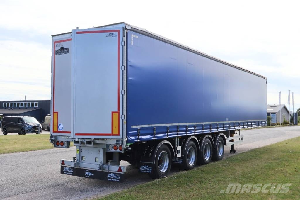 AMT CI400 4 akslet city-gardintrailer Curtain sider semi-trailers