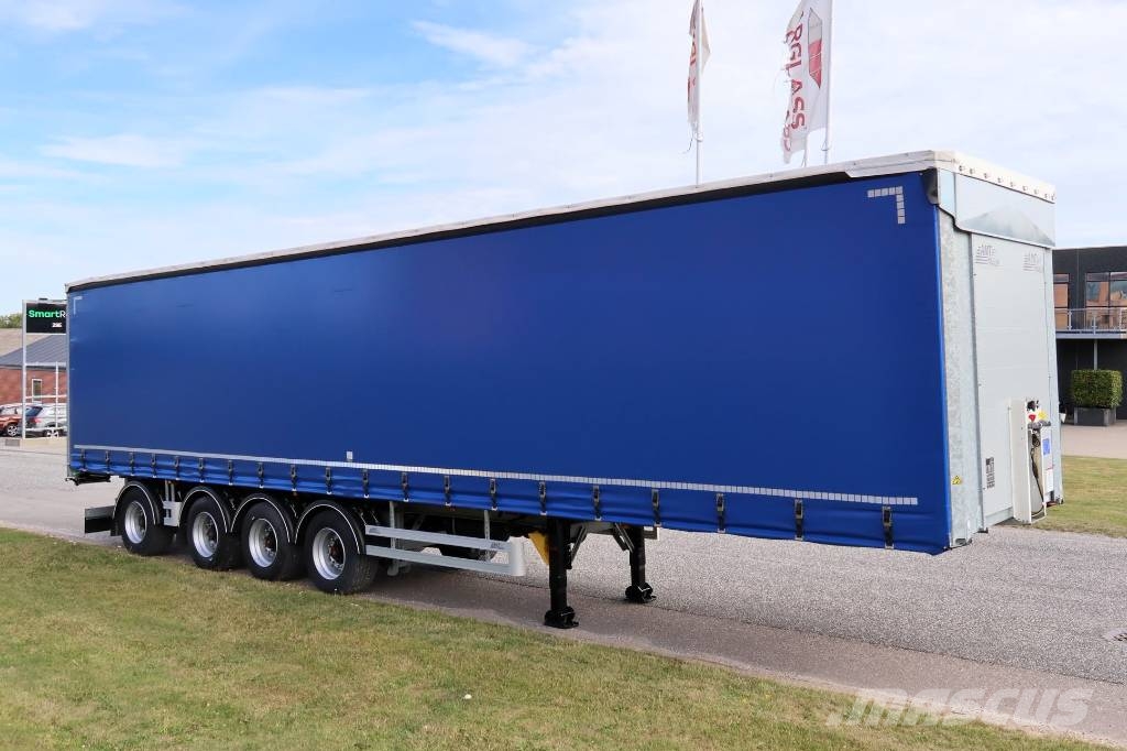 AMT CI400 4 akslet city-gardintrailer Curtain sider semi-trailers