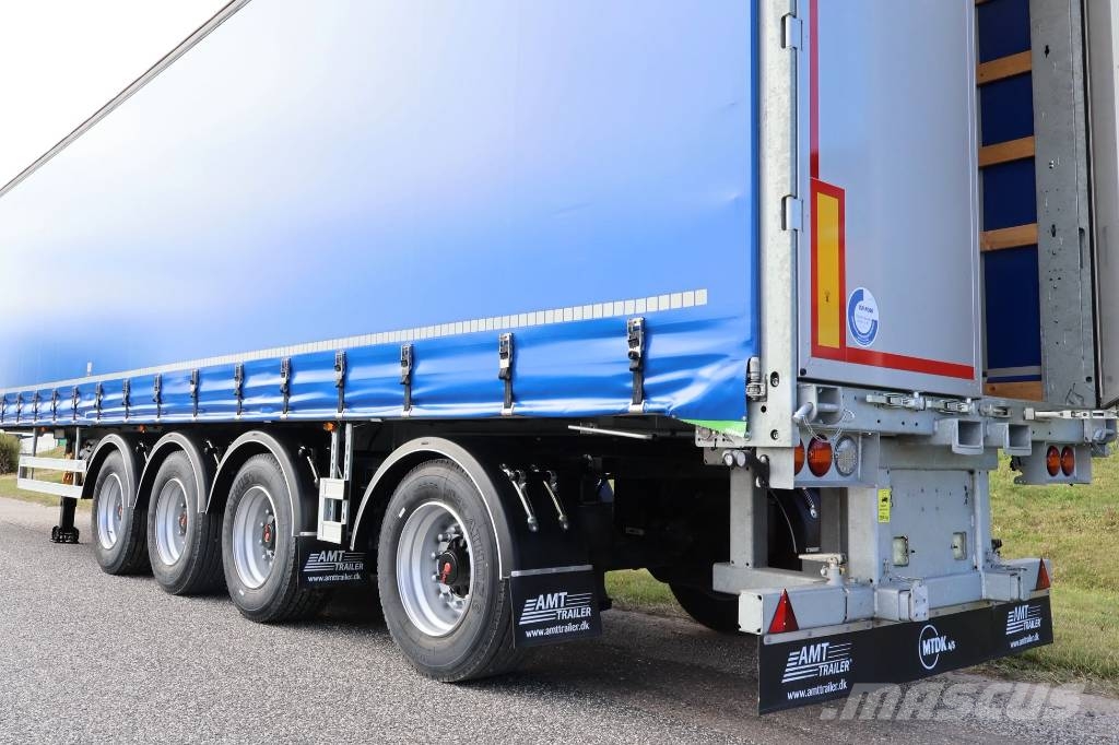 AMT CI400 4 akslet city-gardintrailer Curtain sider semi-trailers