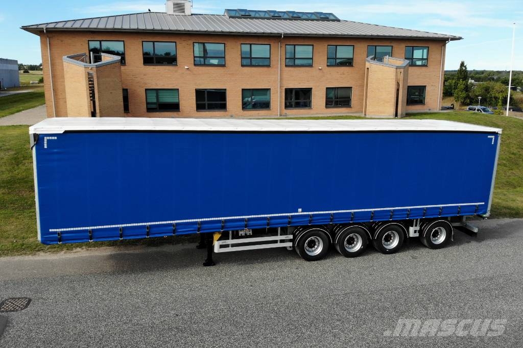 AMT CI400 4 akslet city-gardintrailer Curtain sider semi-trailers