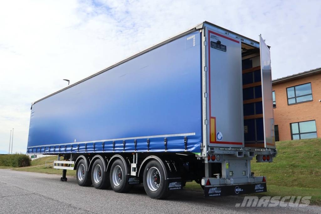 AMT CI400 4 akslet city-gardintrailer Curtain sider semi-trailers
