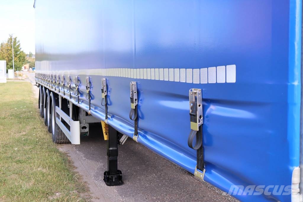 AMT CI400 4 akslet city-gardintrailer Curtain sider semi-trailers