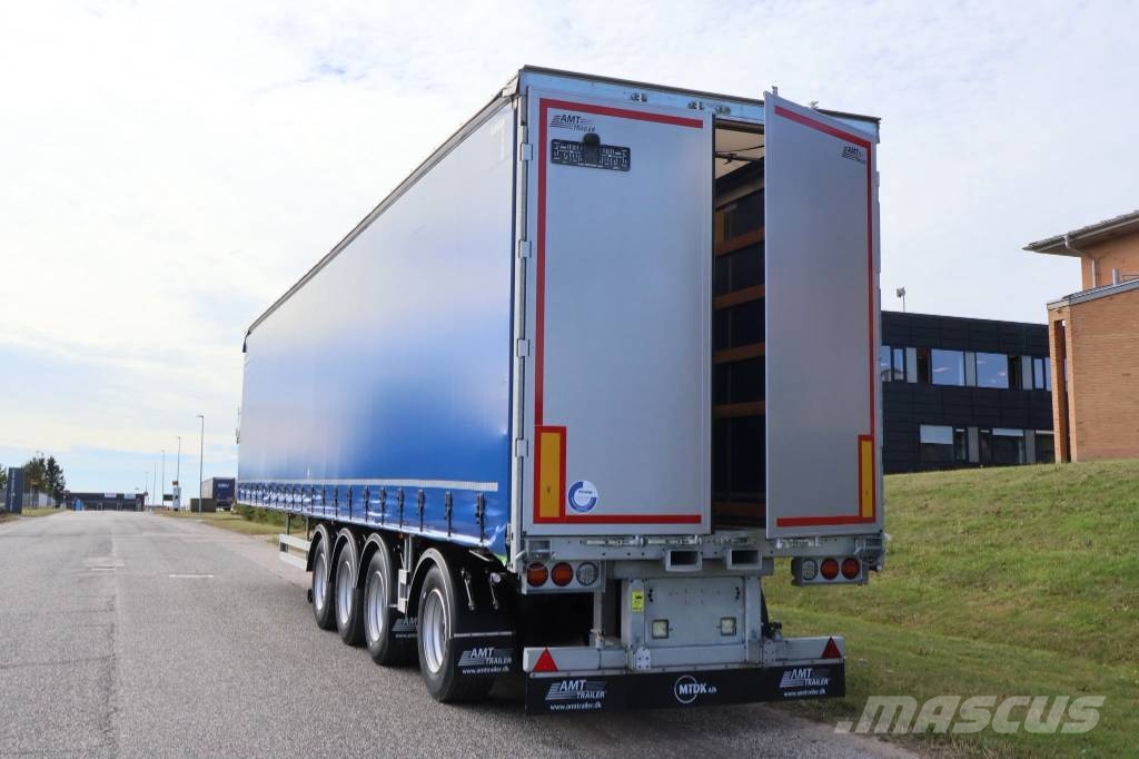 AMT CI400 4 akslet city-gardintrailer Curtain sider semi-trailers