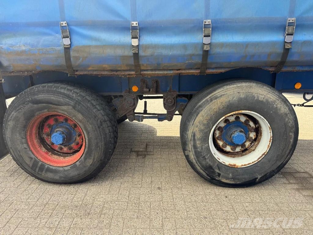 Van Hool **FULL STEEL SUSPENSION-WIDE SPREAD-BELGIAN TRAILE Curtainsiderauflieger