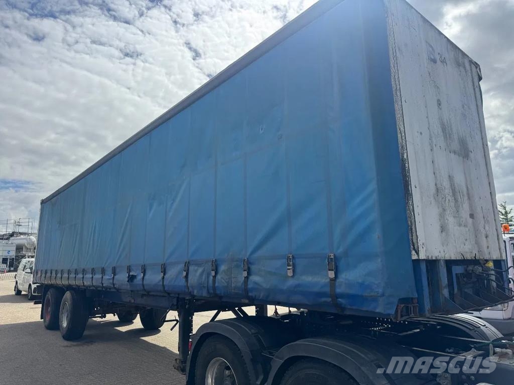 Van Hool **FULL STEEL SUSPENSION-WIDE SPREAD-BELGIAN TRAILE Curtainsiderauflieger